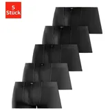 H.I.S. H.I.S Hipster, (Packung, 5 St.), knapp sitzende Boxershorts aus Baumwollstretch H.I.S schwarz