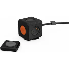 Allocacoc Steckdosenleiste PowerCube Extended Remote 1,50 m Weiß 4 St.