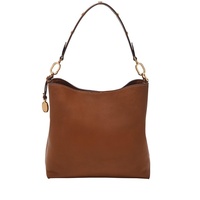 Fossil Jessie Schultertasche Leder 28 cm braun