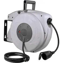 as - Schwabe AS Schwabe 12646 Wandkabeltrommel 10 m Schwarz Schutzkontakt-Stecker