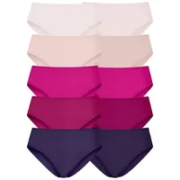 PETITE FLEUR Jazz-Pants Slips, (10er-Pack), aus elastischer Baumwolle PETITE FLEUR beere