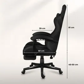 huzaro Force 4.7 Gaming-Stuhl Schwarz PC