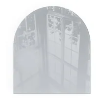 Tulup Glasbodenplatte 80 x 70 x 0,4 cm Grau