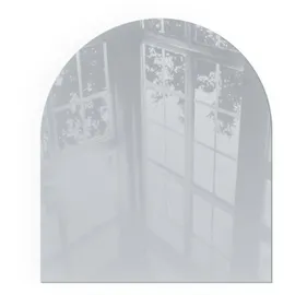 Tulup Glasbodenplatte 80 x 70 x 0,4 cm Grau