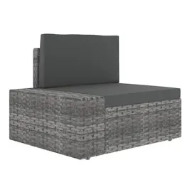 vidaXL Garten-Lounge-Set grau 49527