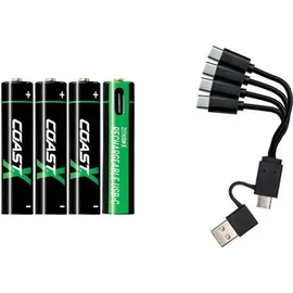Coast AAA USB-C Ladeanschl.