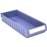 Bito Lagertechnik Bito Regalkasten RK Set RK6209, 600 x 234 x 90 mm, taubenblau, inklusive Etikett