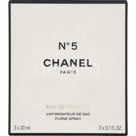 Chanel No. 5 Eau de Toilette Nachfüllung 3 x 20 ml