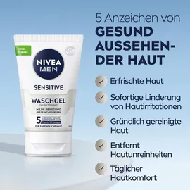 NIVEA MEN Sensitive Gesichtspflege Set Waschgel + Gesichtscreme (50 ml)