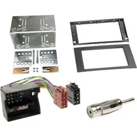 EHO Pioneer SPH-DA160DAB 2-DIN Autoradio Apple CarPlay Android Auto Bluetooth DAB USB passend für Ford C-Max 2003-2007 schwarz