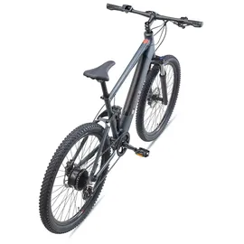 Telefunken E-Mountainbike Fully Aufsteiger M936 27,5 Zoll 8-Gang Pedelec Mountainbike E-MTB Elektrofahrrad grau