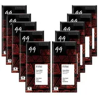 Vivani Bio Feine Bitter Schokolade 99 % Kakao Multipack 10er-Pack 1 g