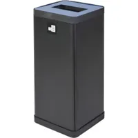 Alba Krapf Wertstoffsammelbox PBCORBN B 50 l Schwarz/Blau