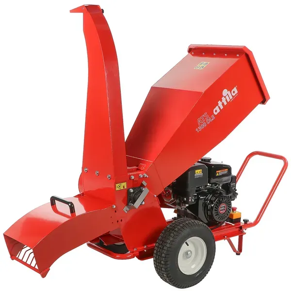 Attila ATS 1300 DLE  Benzin-Häcksler  420-ccm-Loncin-Motor mit Elektrostarter  Zwei Auswürfe
