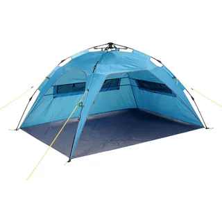 UQUIP Buzzy Strandzelt Reise XL Wind Sonnen Schutz UV50+ blau No Size