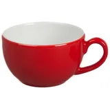 Cappuccino Tasse signalrot, Dibern Solid Color, 0,3 l