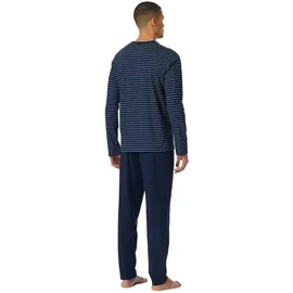 SCHIESSER Herren Schlafanzug lang-Nightwear Set Pyjamaset, Admiral_182197, 54