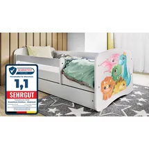 raumhirsch furniture Kinderbett 80 x 180 cm Holzwerkstoff weiß