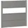 Biohort Sichtschutzelement 100 x 90 cm Quarzgrau Metall