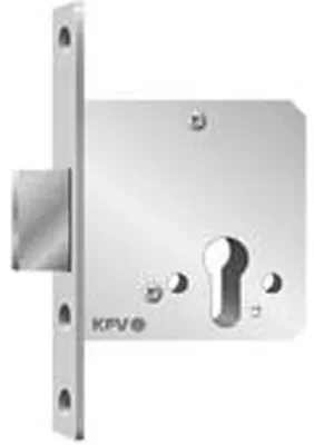 Riegel-Einsteckschloss 211, PZ, D55, F20 x 160ktg, silber