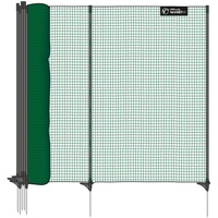 VOSS.farming classic 25m Begrenzungszaun Schutznetz, 90cm 15 Pfähle, 1 Spitze, grün, ohne Strom,