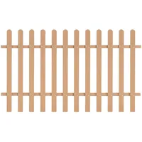 vidaXL WPC Lattenzaun 200 x 120 cm braun