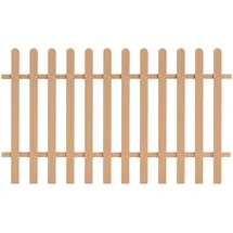 vidaXL WPC Lattenzaun 200 x 120 cm braun