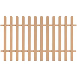 vidaXL WPC Lattenzaun 200 x 120 cm braun