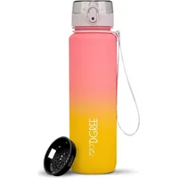 720°DGREE Trinkflasche “uberBottle“ Multicolour softTouch +Sieb peach/yellow 1L