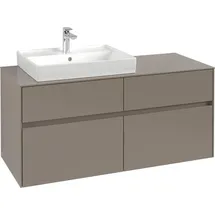 Villeroy & Boch Waschtischunterschrank 4 Auszüge 120 x 54,8 x 50 cm Cashmere Grey