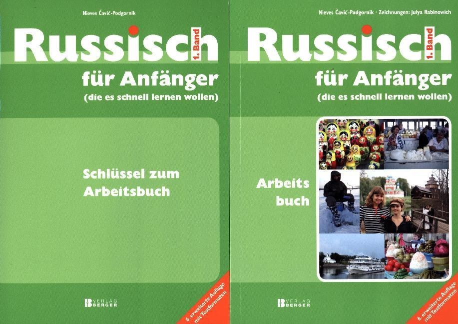 Russisch Für Anfänger - Arbeitsbuch Und Schlüssel Zum Arbeitsbuch 2 Bde. - Nieves Cavic-Podgornik  Edith Lampl  Kartoniert (TB)