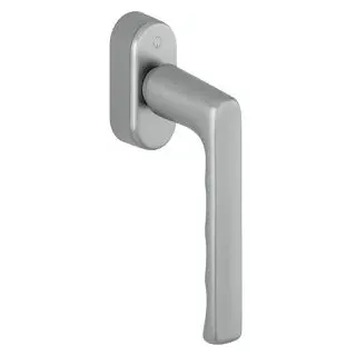HOPPE Fenstergriff Hamburg 0700/UD9020 Alu.F9/stahlfarben 32-42mm Stand.HOPPE