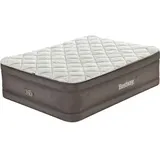 BESTWAY Luftbett Fortech mit Reißverschlussbezug | integrierter Elektropumpe 203 x 152 x 51 cm