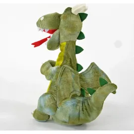 KÖGLER Labertier Plüsch Drache Zuko, plappert alles nach und tanzt Wackelkopf