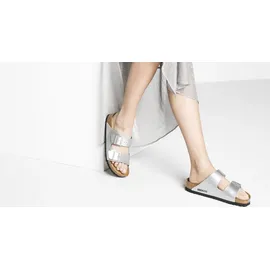 Birkenstock Arizona Birko-Flor silber 40