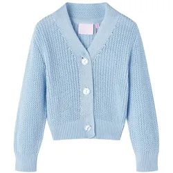 Kinder-Strickjacke Blau 140