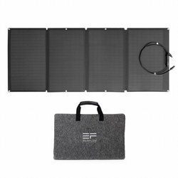 EcoFlow Solar Panel 0% MwSt §12 III UstG 160W faltbares Solarmodul mit Tragetasc...