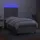 vidaXL Boxspringbett 100 x 200 cm Hellgrau