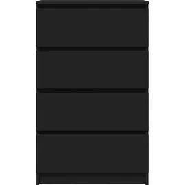 vidaXL Sideboard Schwarz 60x35x98,5 cm Holzwerkstoff