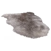 Home4You Schaffell, Grau - 90 x 55 cm