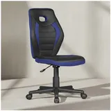 KADIMA DESIGN Jugenddrehstuhl Kunstleder Blau