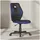 KADIMA DESIGN Jugenddrehstuhl Kunstleder Blau