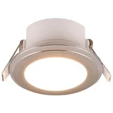 Trio LED-Einbauleuchten Argus 1-flammig Chrom Ø 8,2 cm