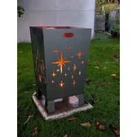 Feuerkorb Sterne Feuerschale Feuerstelle Gartenfeuer Feuertonne kombinierbar