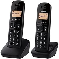 Panasonic (Wireless) Schnurlostelefon Duo – KX-TGB612FRB – Schwarz