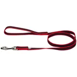 Julius-K9 Hundeleine Leine Super Grip mit Handschlaufe rot rot Maße: 1,2 m / 20 mm