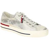 Leder-Sneakers in Gold / 38