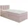 a&j möbelland gmbh Boxspringbett, Jugendbett GUNNAR 100x200 (Links) mit Bettkästen, Bonell-Matratze und Topper. Farbe: Rosa. - Rosa