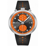 Junghans -1972 Competition Herrenuhr Orange Automatik Saphirglas 46mm- 027/4203.00