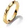 Pandora 163885C00 Damen-Bandring Wellig Goldfarben, 58/18,5